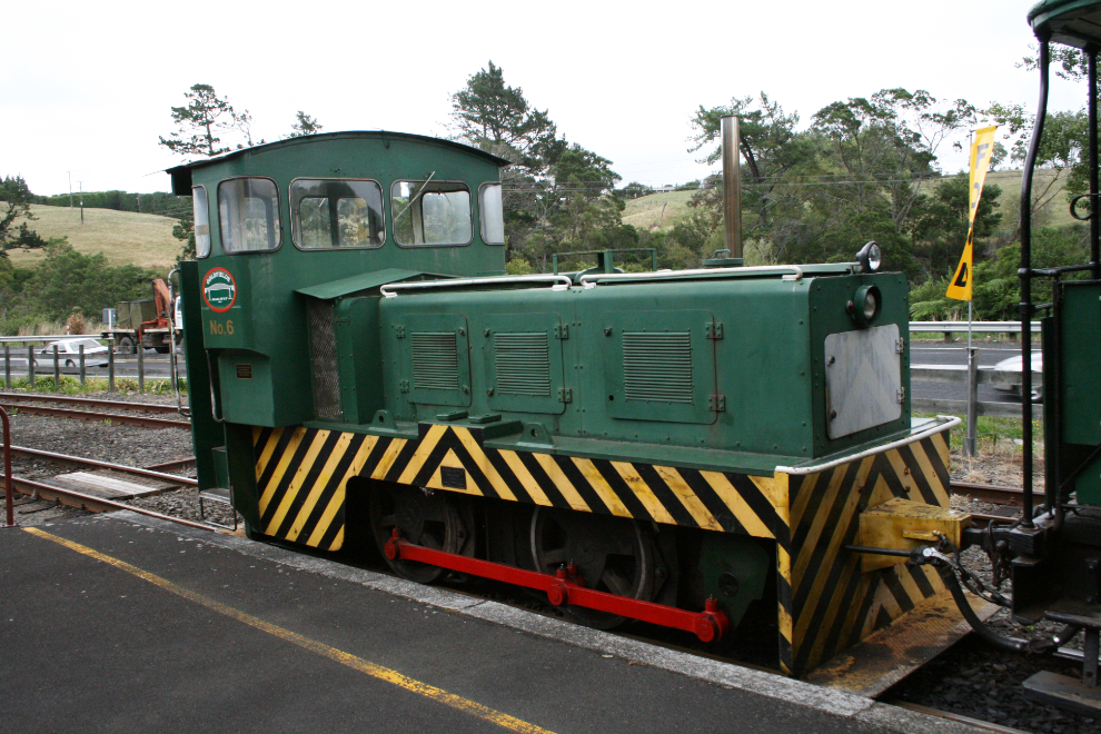 Price 0-4-0 diesel locomotive on the Goldfields Railway, New Zealand