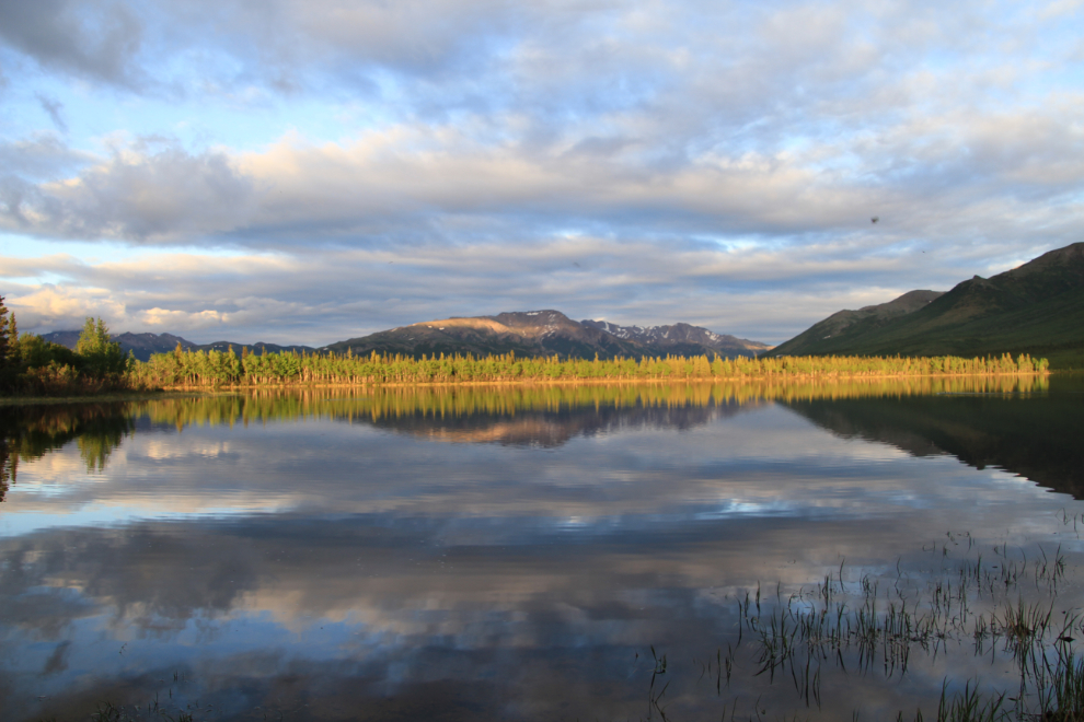 Otto Lake, Alaska at 10:30 pm in mid June