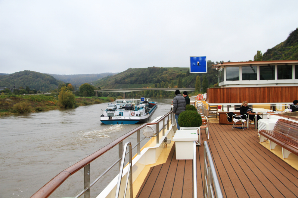 Cruising down the Mosel River