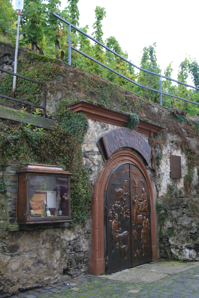 A wine cellar in Bernkastel, Germany