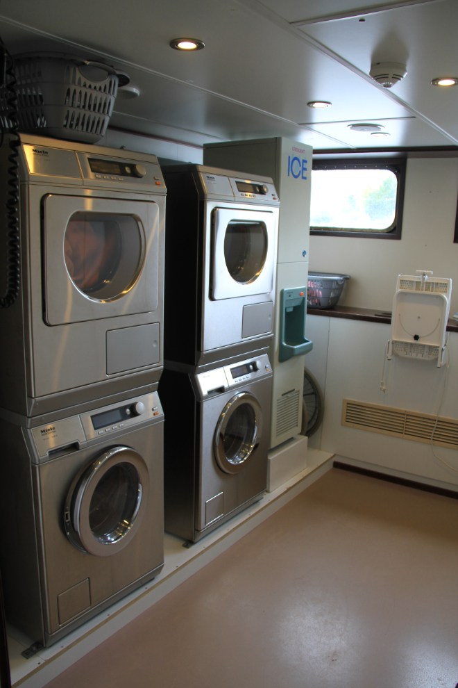 Laundry on Uniworld's River Queen