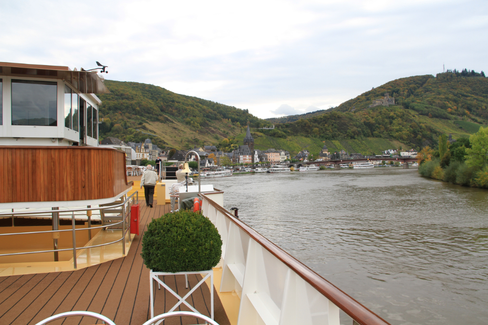 Sailing from Bernkastel on Uniworld's River Queen