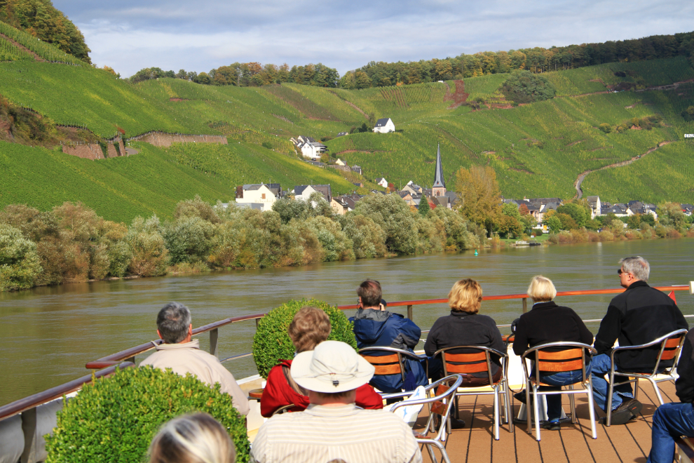 Cruising the Mosel River on Uniworld's River Queen