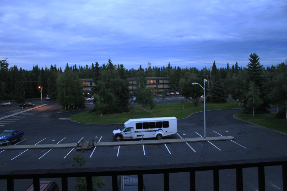My tour bus in Fairbanks
