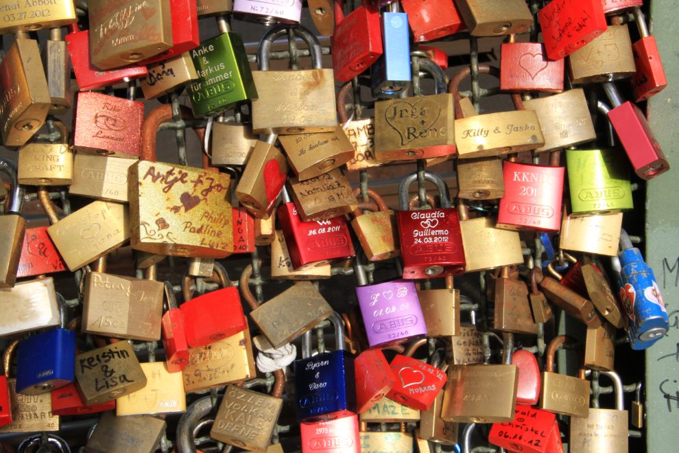love locks - Cologne, Germany