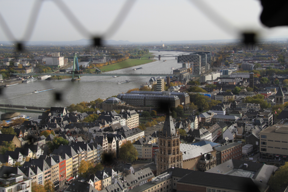 The view from the Cologne Cathedral - Cologne, Germany