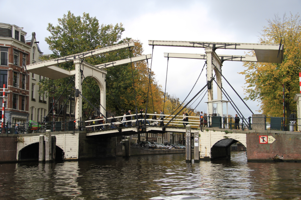 One of the more unique bridges in Amsterdam, which appears in many publications about the city.