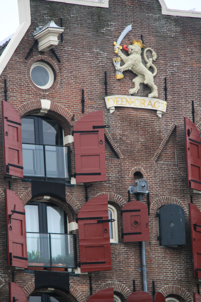 Building details in Amsterdam