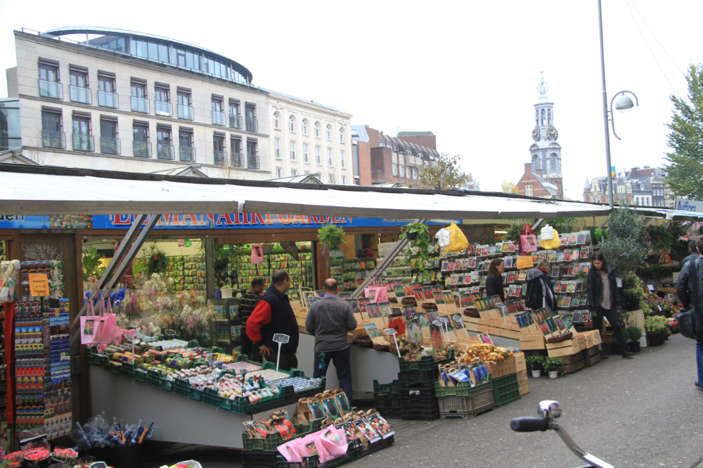 Flower market in Amsterdam