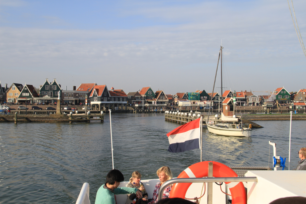 Volendam harbour, the Netherlands