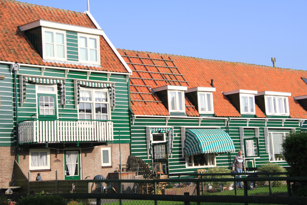 Residential area of Marken, the Netherlands