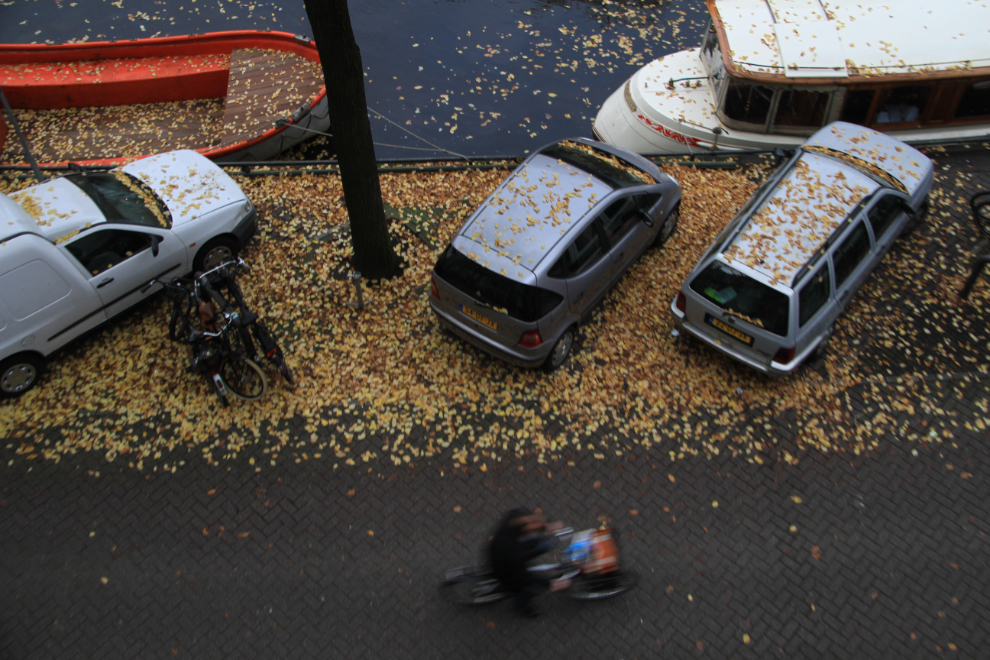 Rush hour in Amsterdam