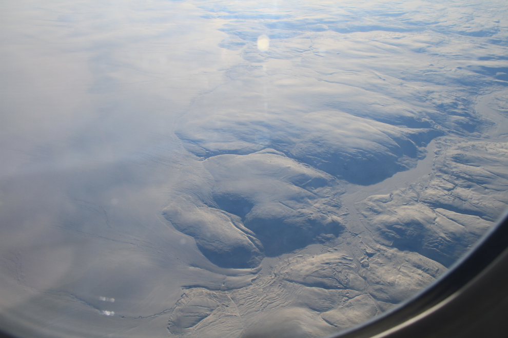 Aerial view of the Canadian Arctic