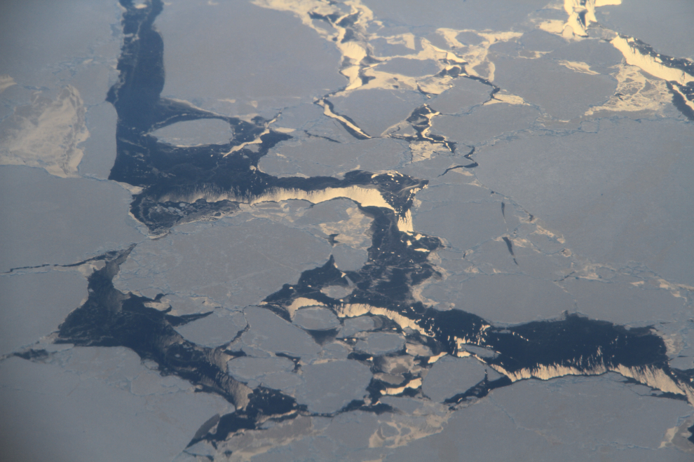 Aerial view of the Canadian Arctic