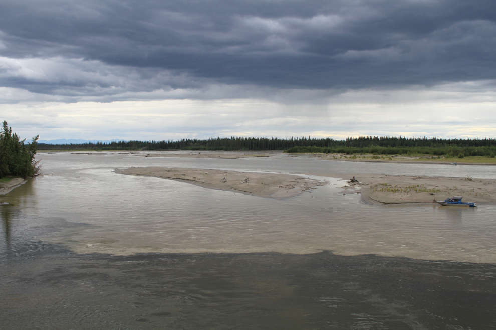 The meeting of the Chena and Tanana Rivers
