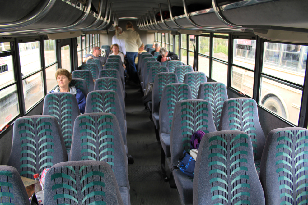 TWT bus interior, Denali National Park