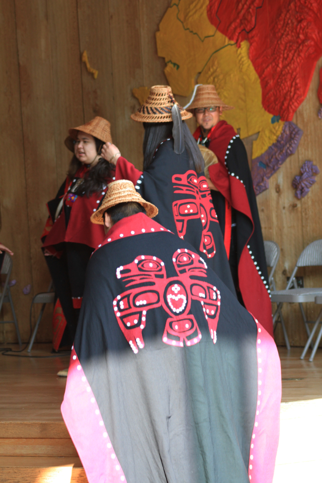 Tlingit dance group at the Alaska Native Heritage Center