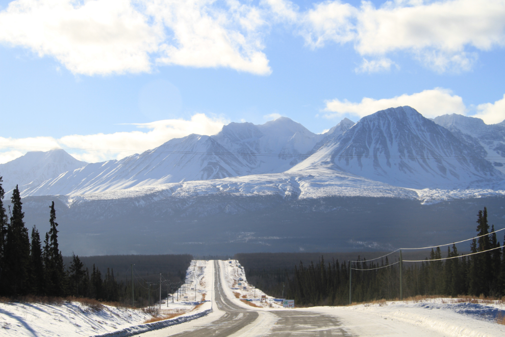 Approaching Haines Junction on the Alaska Highway