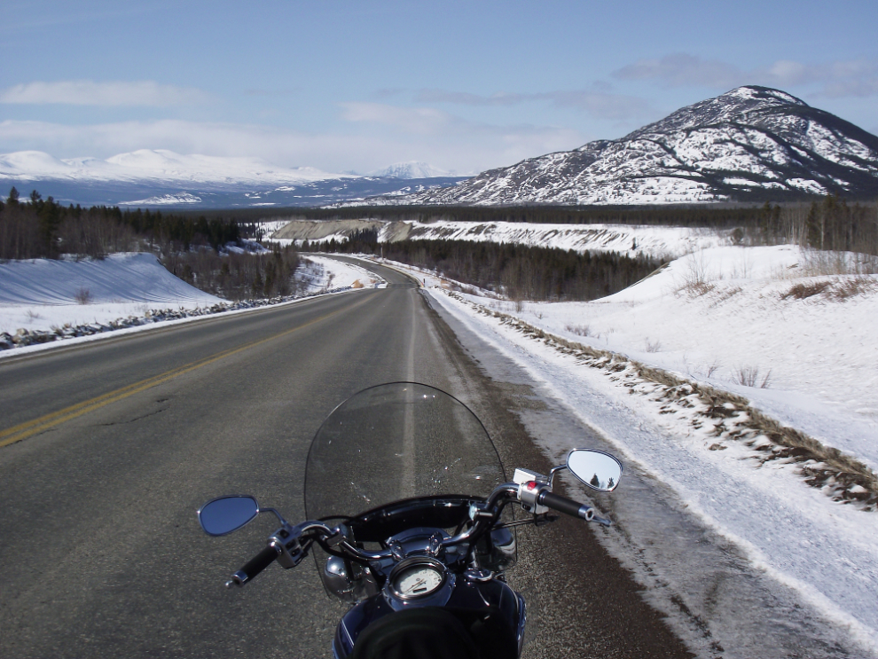 The view west from Km 1453 of the Alaska Highway