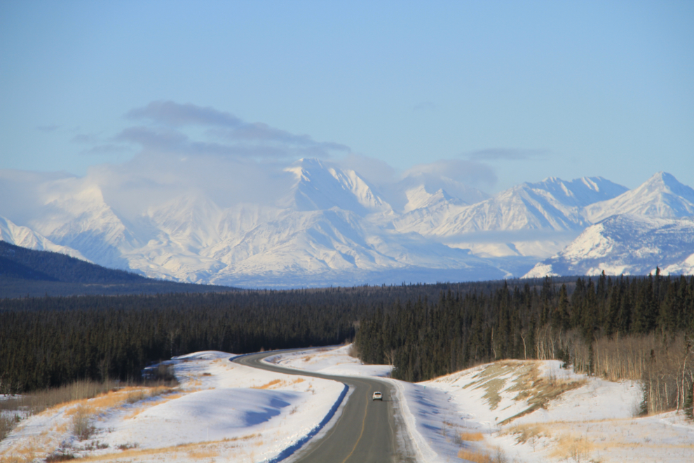 The Kluane mountains from Km 1531 on the Alaska Highway
