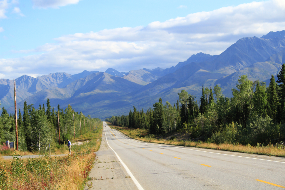 Alaska Highway about half an hour from Tok