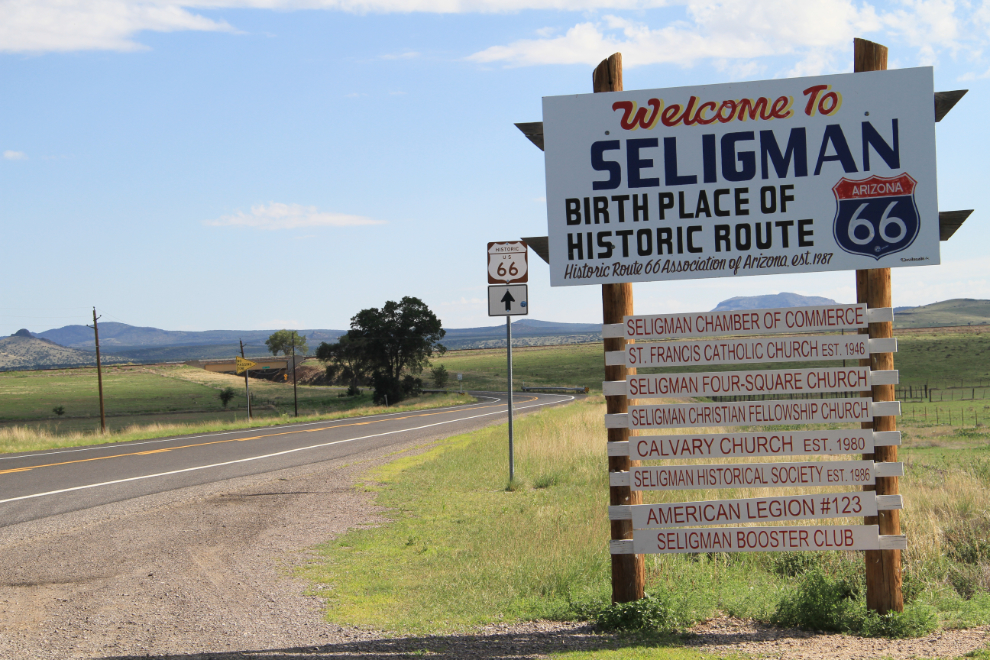 Welcome to Seligman, Arizona - Birth Place of Historic Route 66