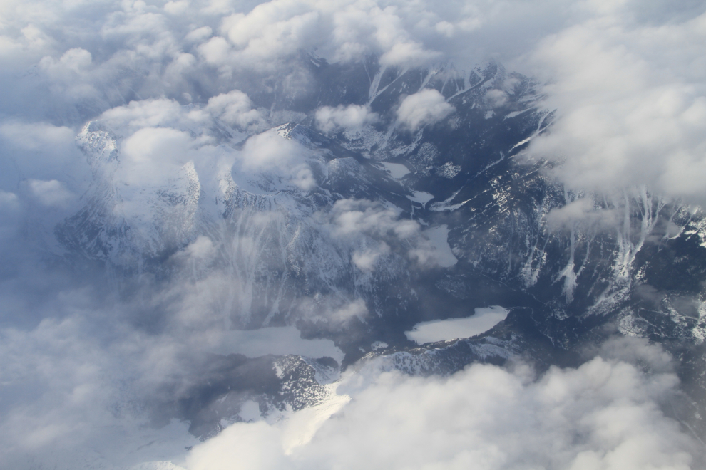 Aerial view of BC's Coastal Mountains