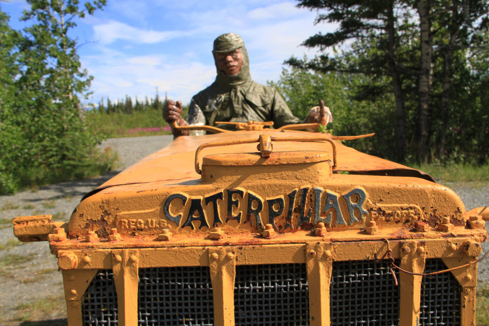 1940s Caterpillar tractor at Burwash Landing, Yukon