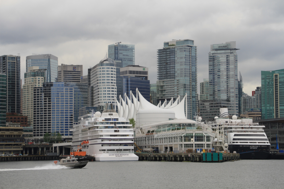 Canada Place, Vancouver - seen from a Seabus