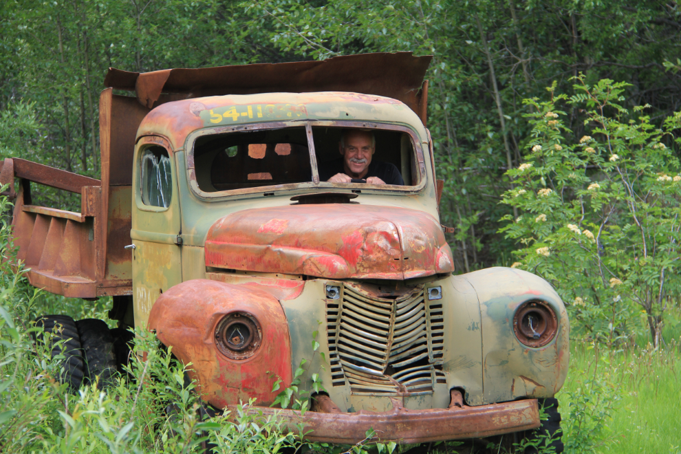 Old dump truck along the South Canol Road, Yukon
