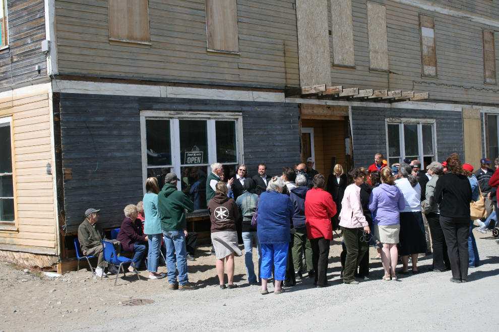 Dedication of the Caribou Hotel as a Yukon Heritage Site, 2008