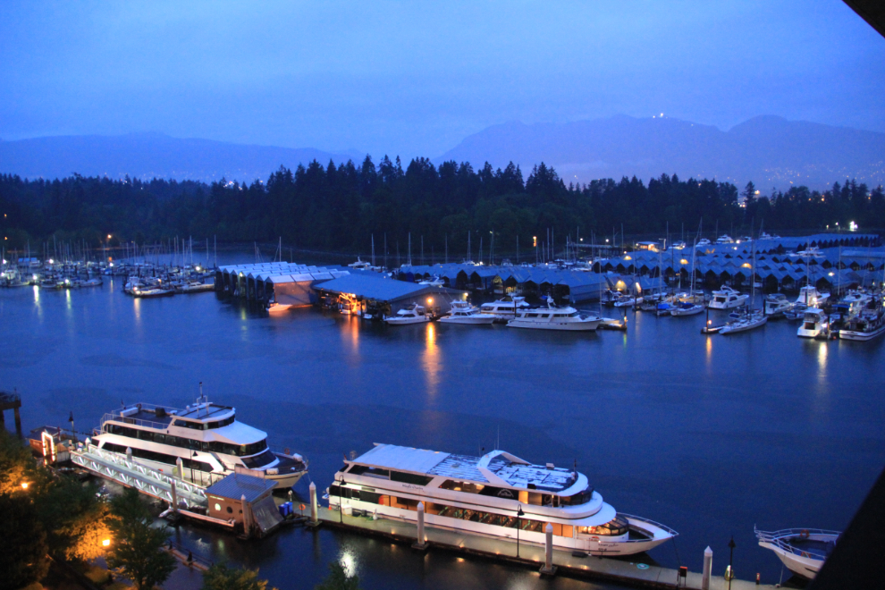 View from the Westin Bayshore in Vancouver