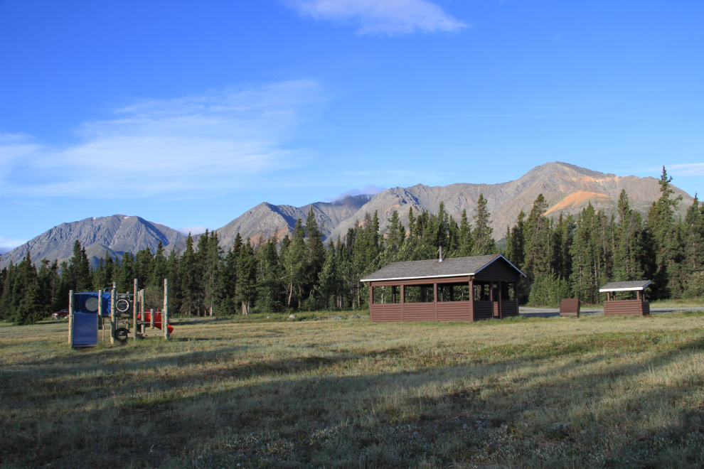 Morning at Congdon Creek Campground, Yukon