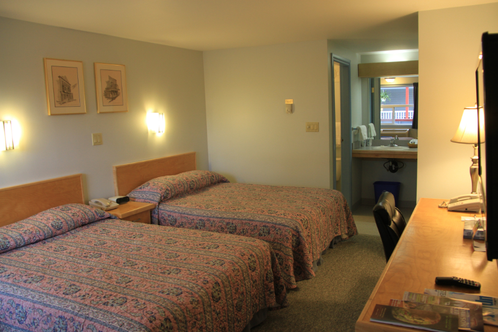 Room 244 at the Eldorado Hotel annex, Dawson City