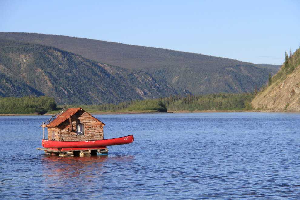 Houseboat/cabin on the Yukon River