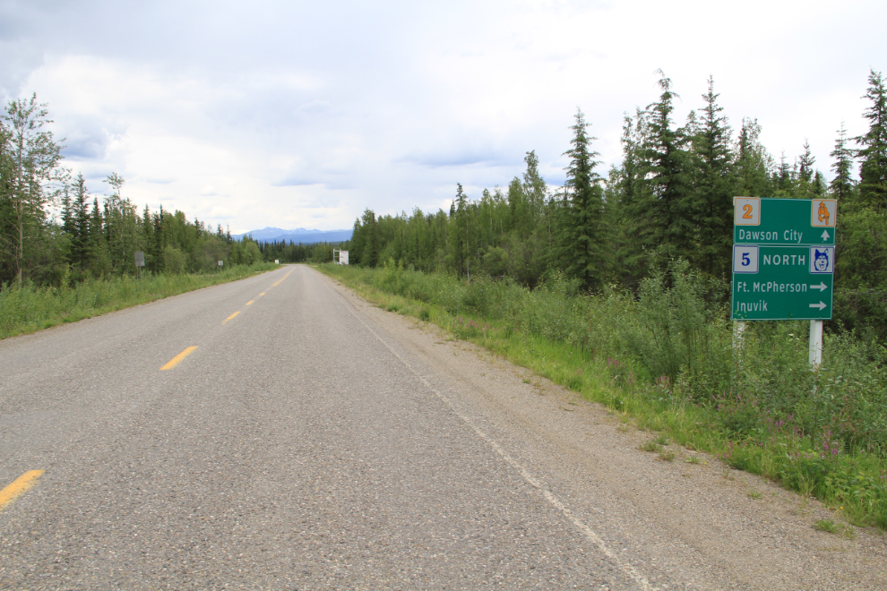 Dempster Corner on the North Klondike Highway