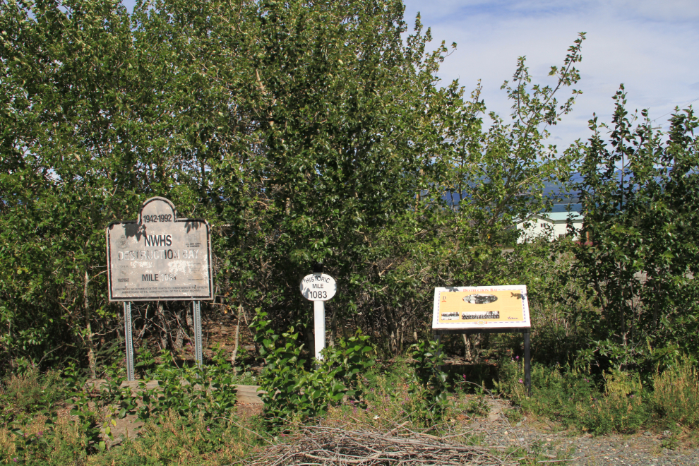 Alaska Highway interpretive area at Destruction Bay, Yukon