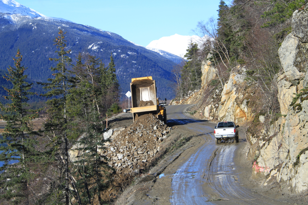 Construction on the Dyea Road, Alaska