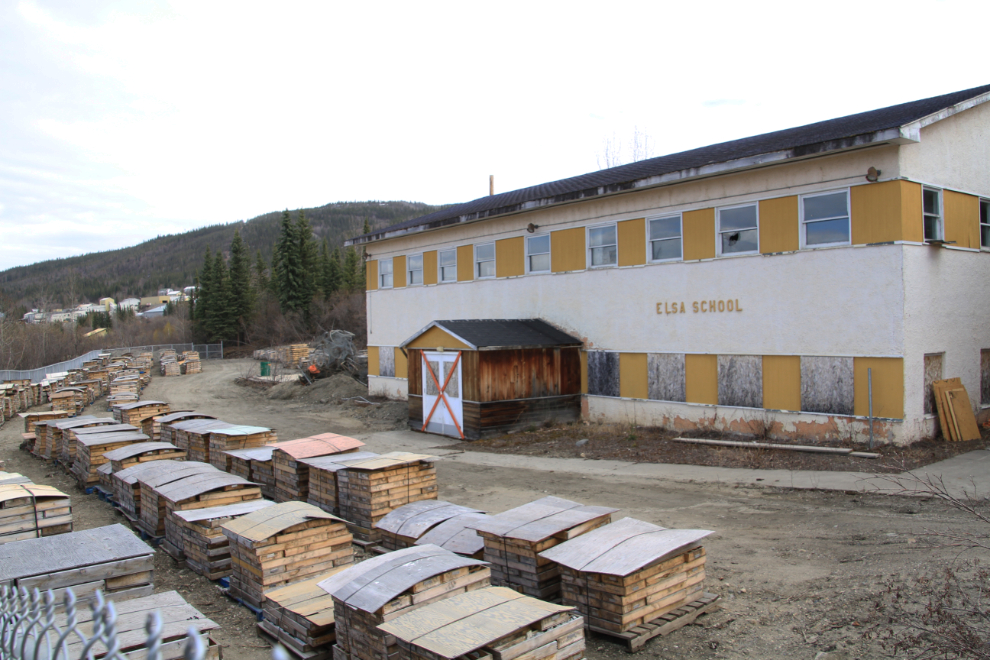 Abandoned school at Elsa, Yukon