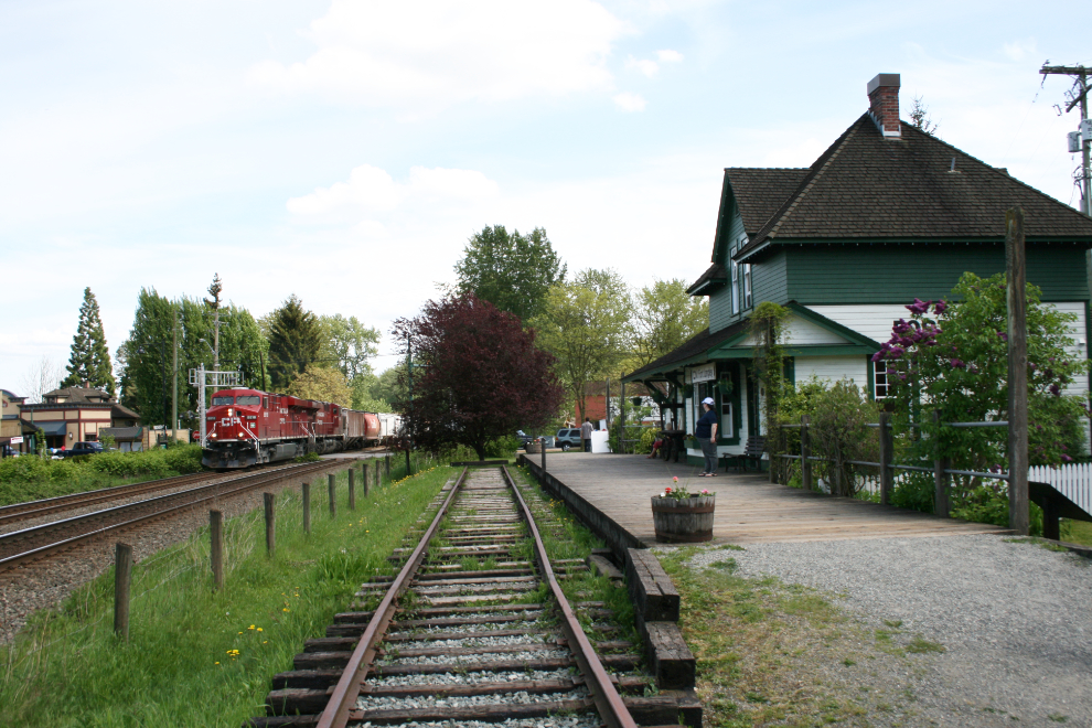 1915 Canadian Northern Railway station at Fort Langley, BC