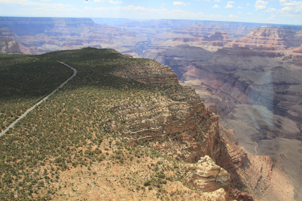 Aerial view of the Grand Canyon