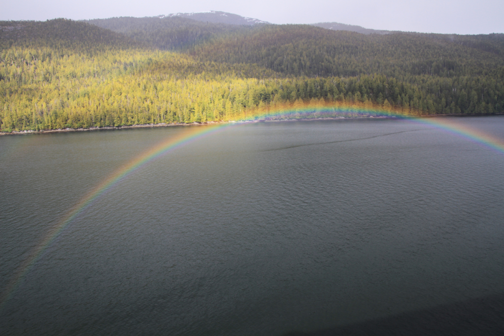 A rainbow in Grenville Channel