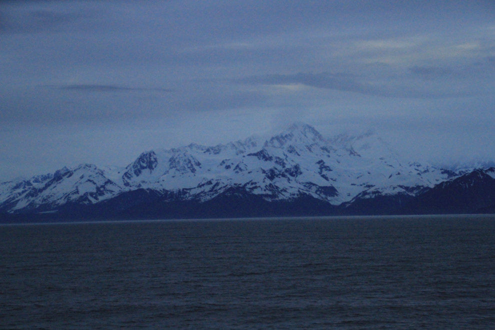 Mountains along the Gulf of Alaska