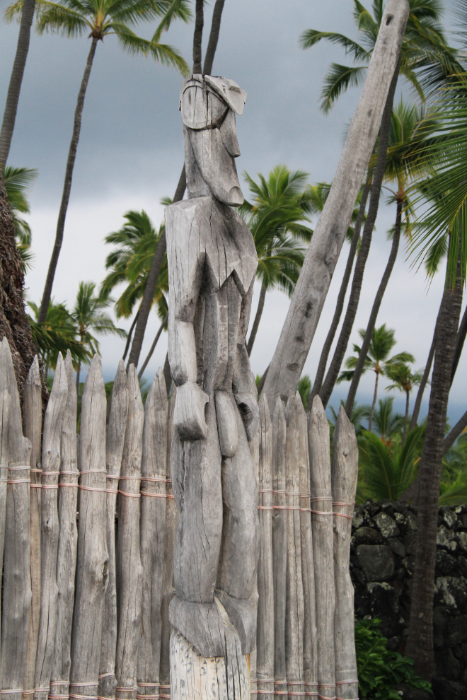 Ki'i at Puuhonua o Honaunau National Historical Park, Hawaii