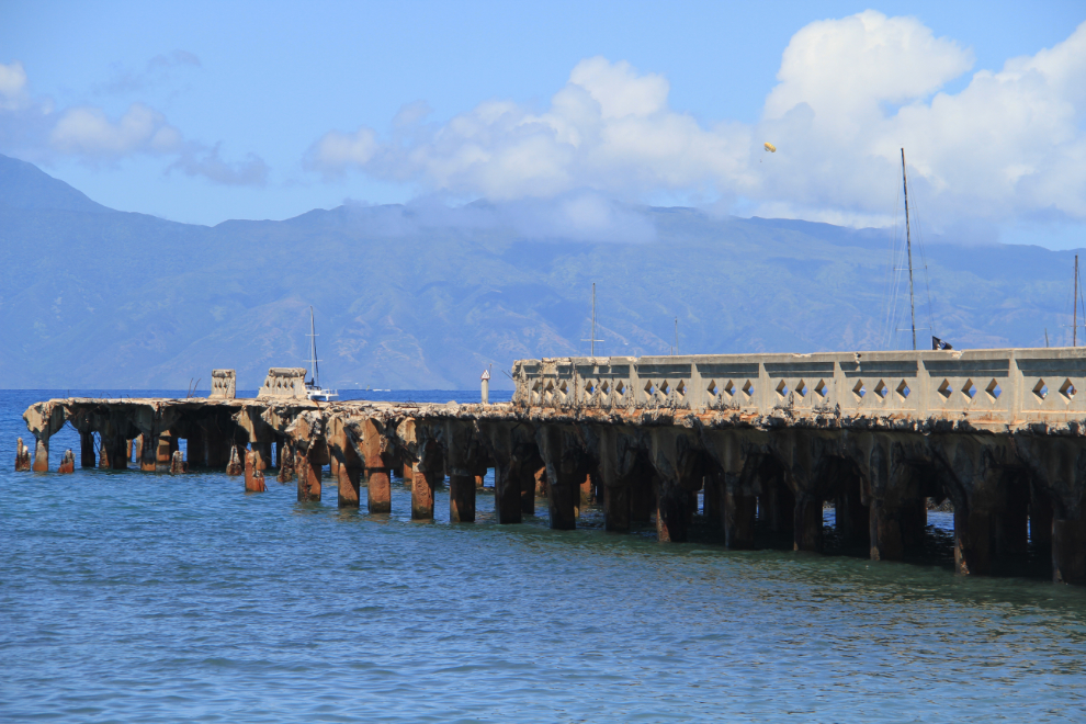 The old Malo Pier at Lahaina, Maui