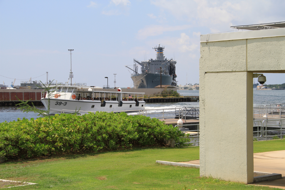 Boat to the USS Arizona Memorial - Pearl Harbor, Hawai'i