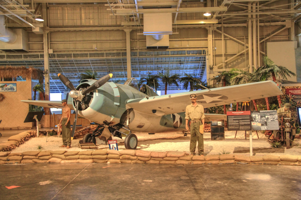 Grumman F4F-3 Wildcat fighter - Pacific Aviation Museum Pearl Harbor, Hawai'i