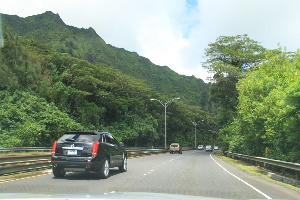 Hawaii Route 61, the Pali Highway, Oahu