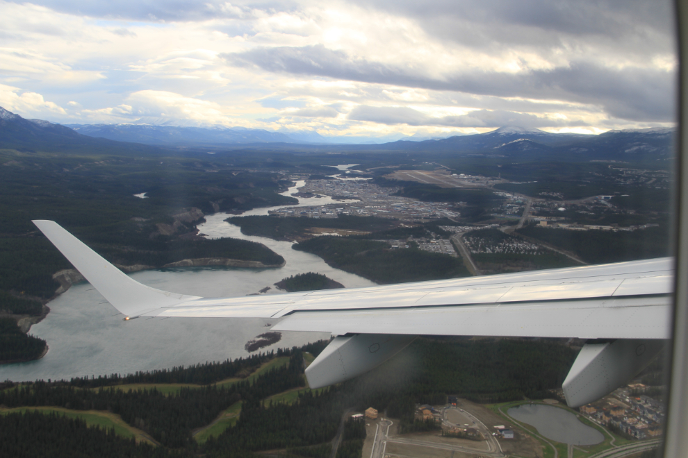 Landing at Whitehorse, Yukon