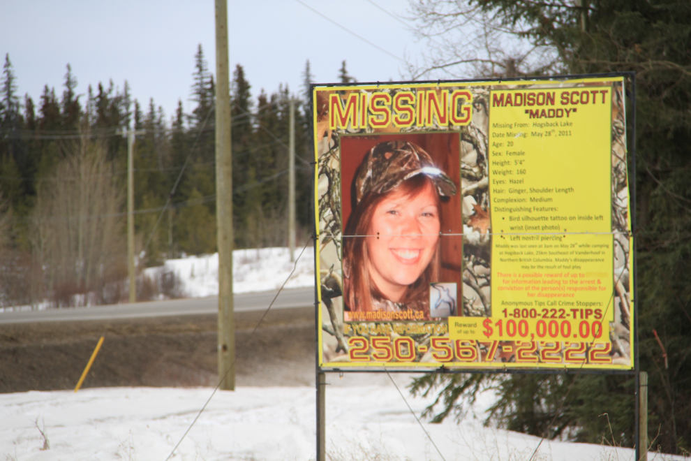 Madison 'Maddy' Scott - BC's Highway of Tears, Highway 16